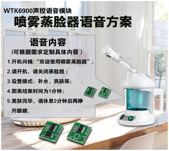 聲控噴霧蒸臉器模塊,噴霧蒸臉器語音識(shí)別方案 聲控噴霧蒸臉器模塊,噴霧蒸臉器語音識(shí)別方案